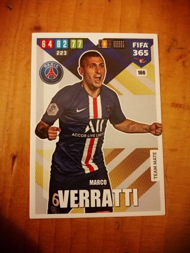 Zdjęcie oferty: karty panini fifa 365 2020 Marco Verratti