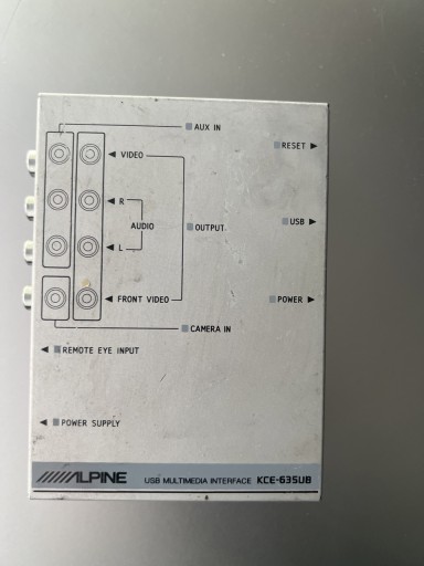 Zdjęcie oferty: Moduł do radia alpine KCE-635UB