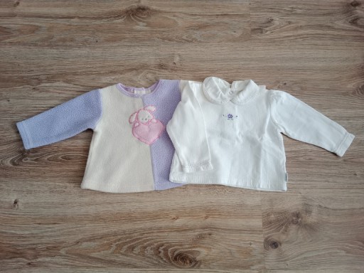 Zdjęcie oferty: 2 x kaftanik sweterek niemowlęcy rozm. 62/68