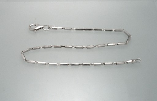 Zdjęcie oferty:  Srebrna bransoletka 19 cm, sześciościan