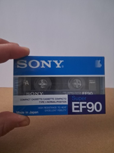 Zdjęcie oferty: Kaseta magnetofonowa SONY EF 90 Super  ,,Japan,,