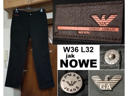 Zdjęcie oferty: spodnie ARMANI JEANS AJ W36 L32 pas 88 89 90 NOWE