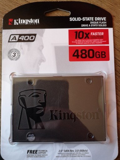 Zdjęcie oferty: Dysk twardy SSD KINGSTON A400 2.5" 450GB 