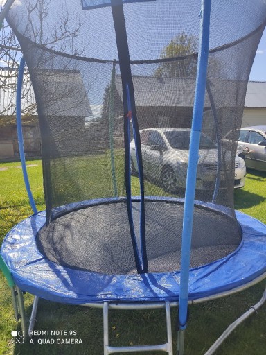 Zdjęcie oferty: Trampolina ogrodowa duża z siatką i drabinką 