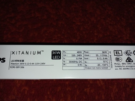 Zdjęcie oferty: Philips XITANIUM 36W 0,12-0,4A Led Driver