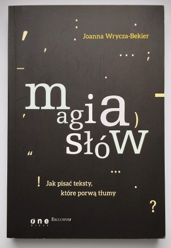 Zdjęcie oferty: Magia słów - Joanna Wrycza-Bekier