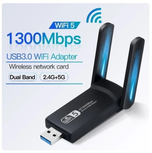 Zdjęcie oferty: WiFi USB 3.0 adapter 1300Mbps