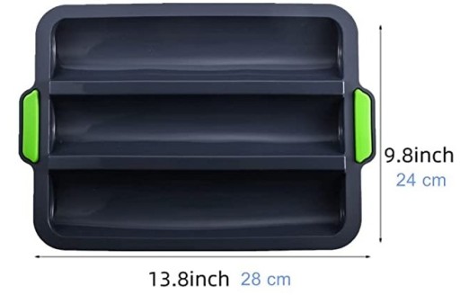 Zdjęcie oferty: Silikonowa forma do pieczenia bagietek 34cmx25cm
