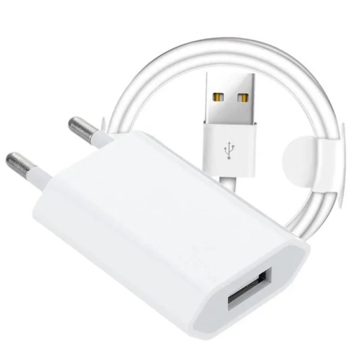 Zdjęcie oferty: Ładowarka Iphone Kabel + Kostka 5W USB do telefonu