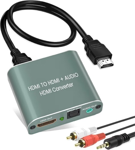 Zdjęcie oferty: Ekstraktor HDMI Do TOSLINK SPDIF 3,5 mm Stereo L/R,