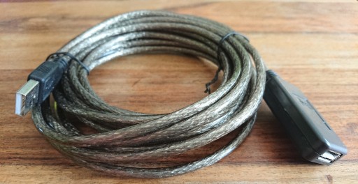 Zdjęcie oferty: Aktywny przedłużacz USB 5 m A-A męski-żeński