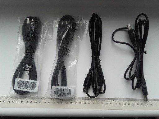 Zdjęcie oferty: Kabel USB2.0 AB, 195cm, kolor czarny, NOWY, USB 2.
