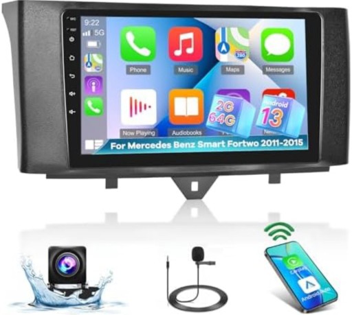 Zdjęcie oferty: „Android radio / stacja multimedialna 2DIN Smart Fortwo Forfour 2011–2015