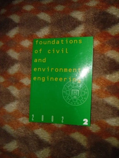 Zdjęcie oferty: Fundations of civil and environmental engineering