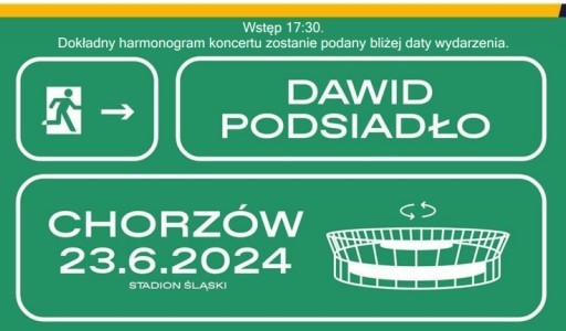 Zdjęcie oferty: Dwa bilety płyta Podsiadło Chorzów 23.06.2024 