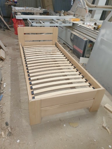 Zdjęcie oferty: Łóżko bukowe 90x200 lite drewno bukowe