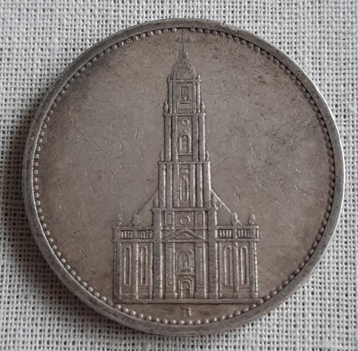 Zdjęcie oferty: Niemcy 5 marek Kościół 1934 rok A Poczdam