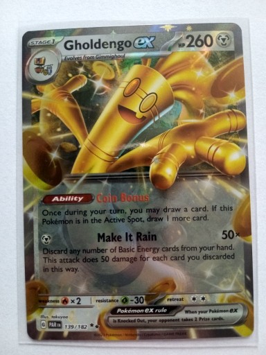 Zdjęcie oferty: Pokemon TCG Goldengo ex 139/182 Paradox Rift