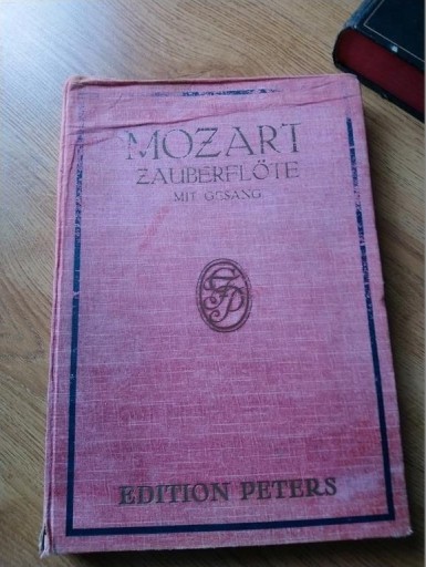 Zdjęcie oferty: Mozart Czarodziejski flet nuty tekst Ed. Peters