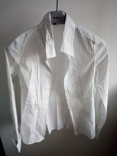 Zdjęcie oferty: koszulka koszula biała w paski XS