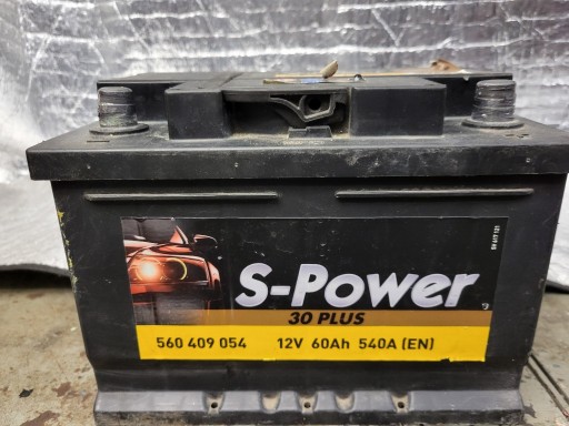 Zdjęcie oferty: akumulator S-Power 12V 60Ah 540A