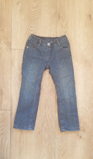 Zdjęcie oferty: Spodnie ocieplone jeansowe Lupilu rozm 104