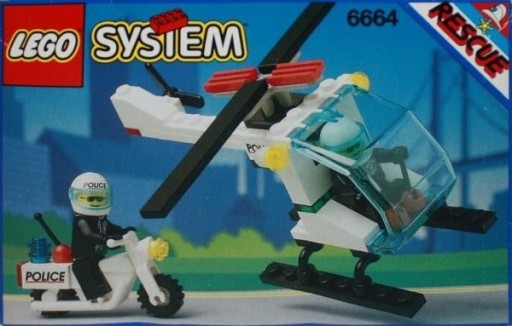 Zdjęcie oferty: LEGO Town 6664 Chopper Cops (1993)