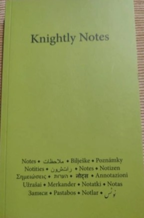 Zdjęcie oferty: Knightly Notes with life rules w 20 językach
