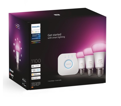 Zdjęcie oferty: Żarówka LEDPhilips Hue White and Colour E27 3 szt.