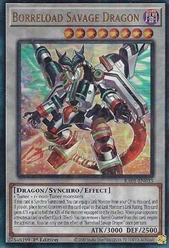 Zdjęcie oferty: Yu-Gi-Oh - Borreload Savage Dragon V.7 RA01-EN033 (UL)
