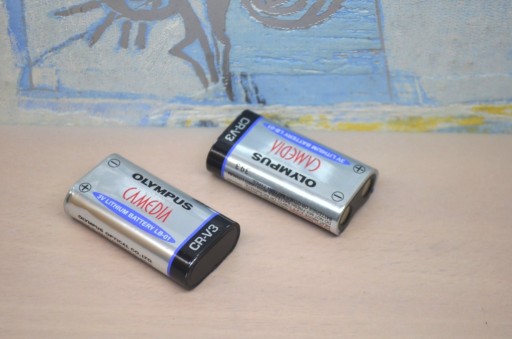 Zdjęcie oferty: stare zużyte baterie litowe OLYMPUS CR-V3