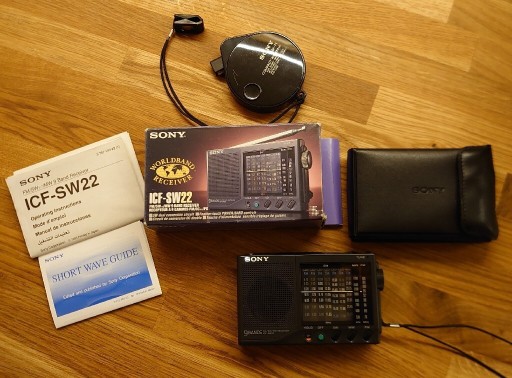 Zdjęcie oferty: Sony radio globalne ICF-SW 22 Nowe 1993 Unikat