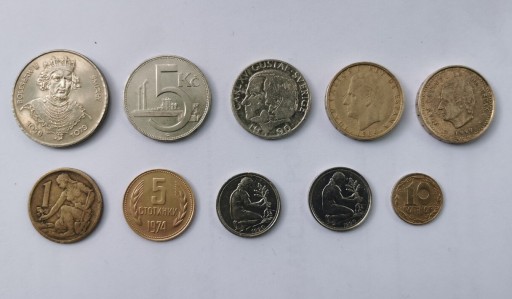 Zdjęcie oferty: Stare monety 10 sztuk