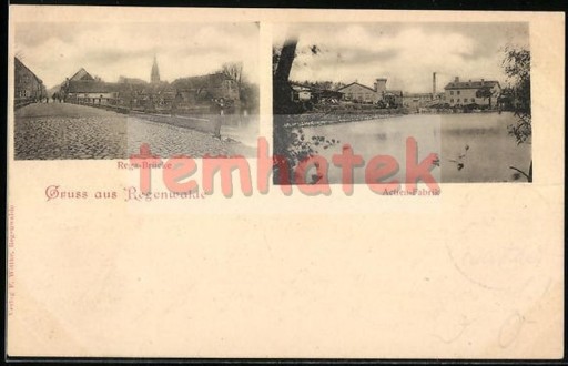 Zdjęcie oferty: RESKO Gruss aus Regenwalde Rega most  fabryka 1901
