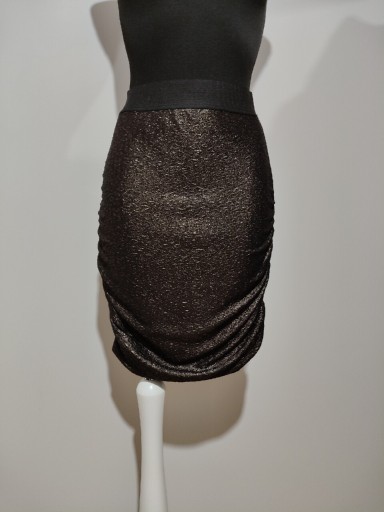 Zdjęcie oferty: Czekoladowo-złota spódnica firmy Vila nowa rozmiar 36/38