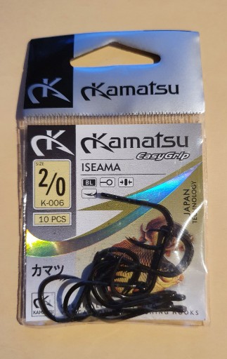 Zdjęcie oferty: Haczyk KAMATSU ISEAMA E GRIP K-006 rozm.2/0 10szt