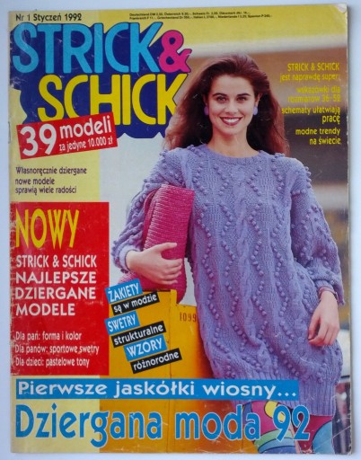 Zdjęcie oferty: Strick & Schick 1/1992 