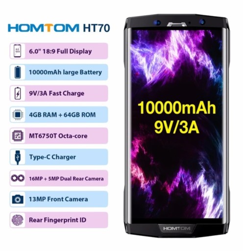 Zdjęcie oferty: Smartfon HomTom NT 70