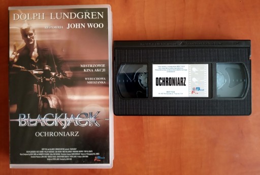 Zdjęcie oferty: Ochraniarz - BLACKJACK - kaseta VHS