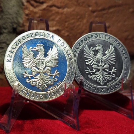 Zdjęcie oferty: Zestaw 2 srebrne monety Husaria BU + Husaria STTM
