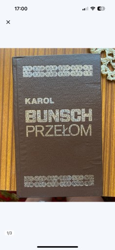 Zdjęcie oferty: Karol Bunsch PRZEŁOM 