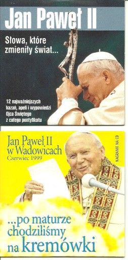 Zdjęcie oferty: Jan Paweł II w Wadowicach, słowa które zmieniły ..
