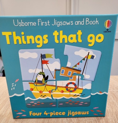 Zdjęcie oferty: Puzzle dla malucha Things that go pojazdy Usborne