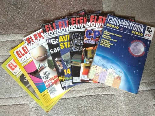 Zdjęcie oferty: 8x magazyn Elektronik 1992-2009