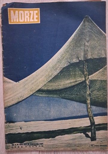 Zdjęcie oferty: Morze - miesięcznik - kwiecień 1959 rok