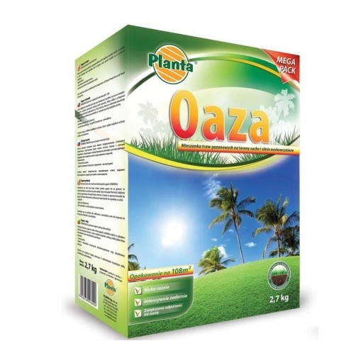 Zdjęcie oferty: Mieszanka traw "Oaza" 2,7kg