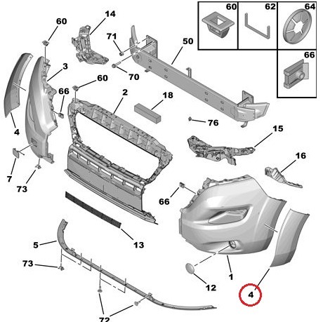 Zdjęcie oferty: NAKŁADKA ZDERZAKA MOVANO BOXER JUMPER 1637294380