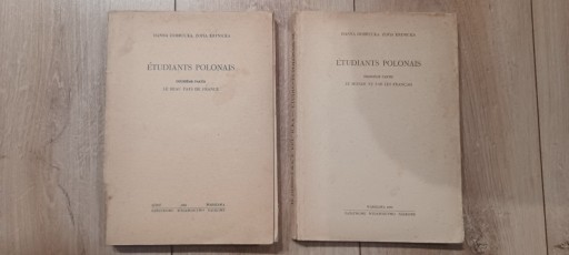 Zdjęcie oferty: H. Dobrucka, - Etudiants Polonais t. II i III 