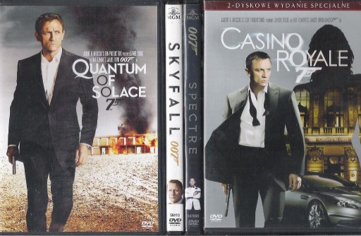 Zdjęcie oferty: = BOND PL Casino+Quantum+Skyfall+Spectre