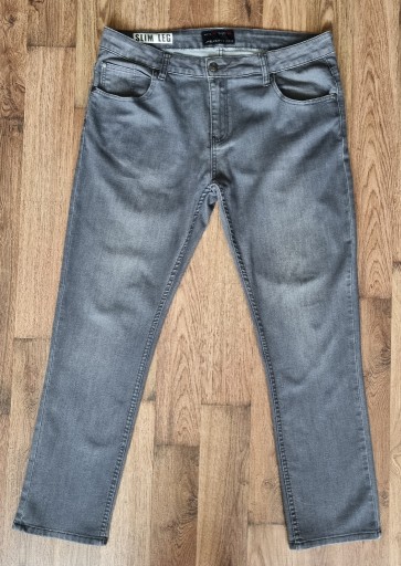 Zdjęcie oferty: JEANSY MĘSKIE PERONI TIM108 SLIM LEG W36 L30 MIĘKKIE ELASTYCZNE CIENKIE